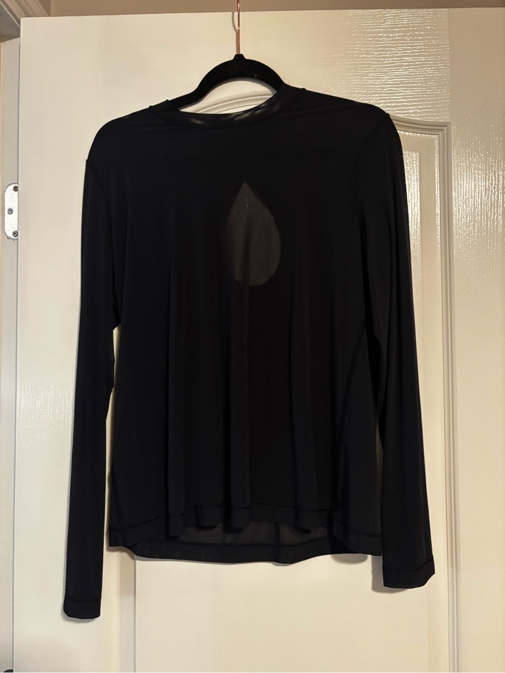 Lululemon keyhole mesh long sleeve